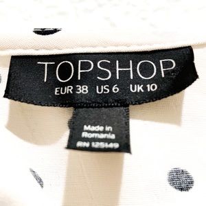 Topshop Tops - Topshop Polka Dot Ruffle Tie Bed Blouse Topshop Tops - Topshop Polka Dot Ruffle Tie Bed Blouse